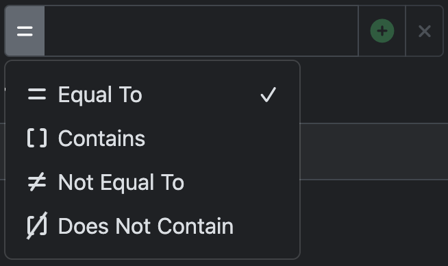 Filter Logic